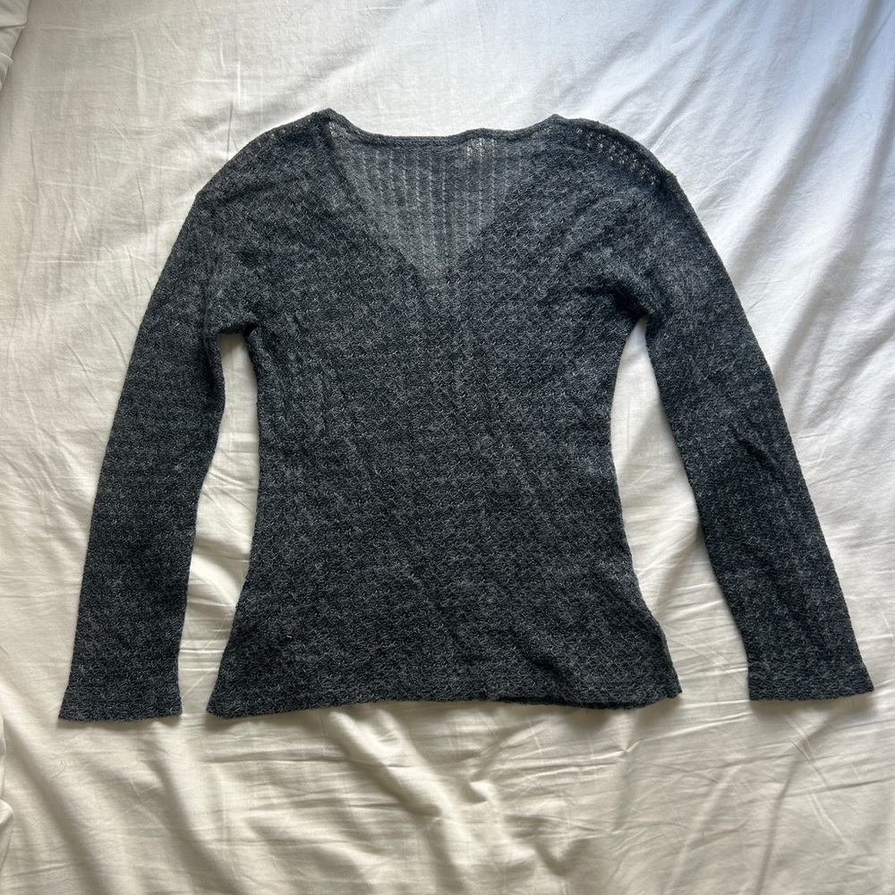 Erica Tanov Gray Women's Sweater - Picture 4 of 9